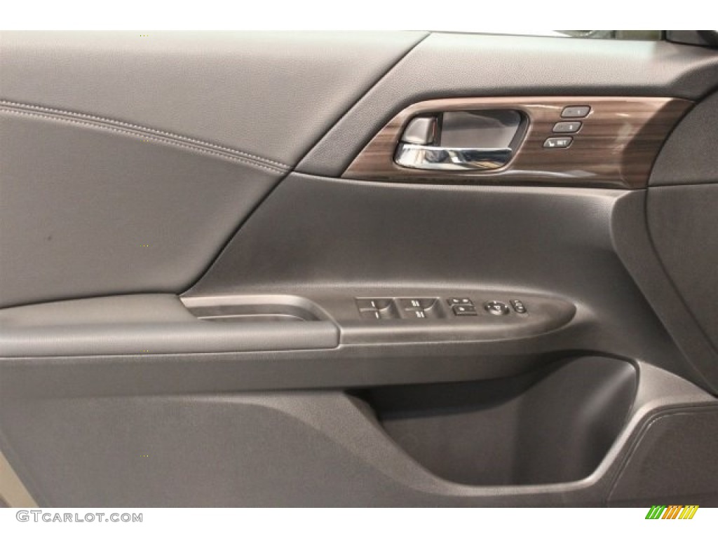 2017 Accord Hybrid Touring Sedan - Mandarin Gold Metallic / Black photo #7