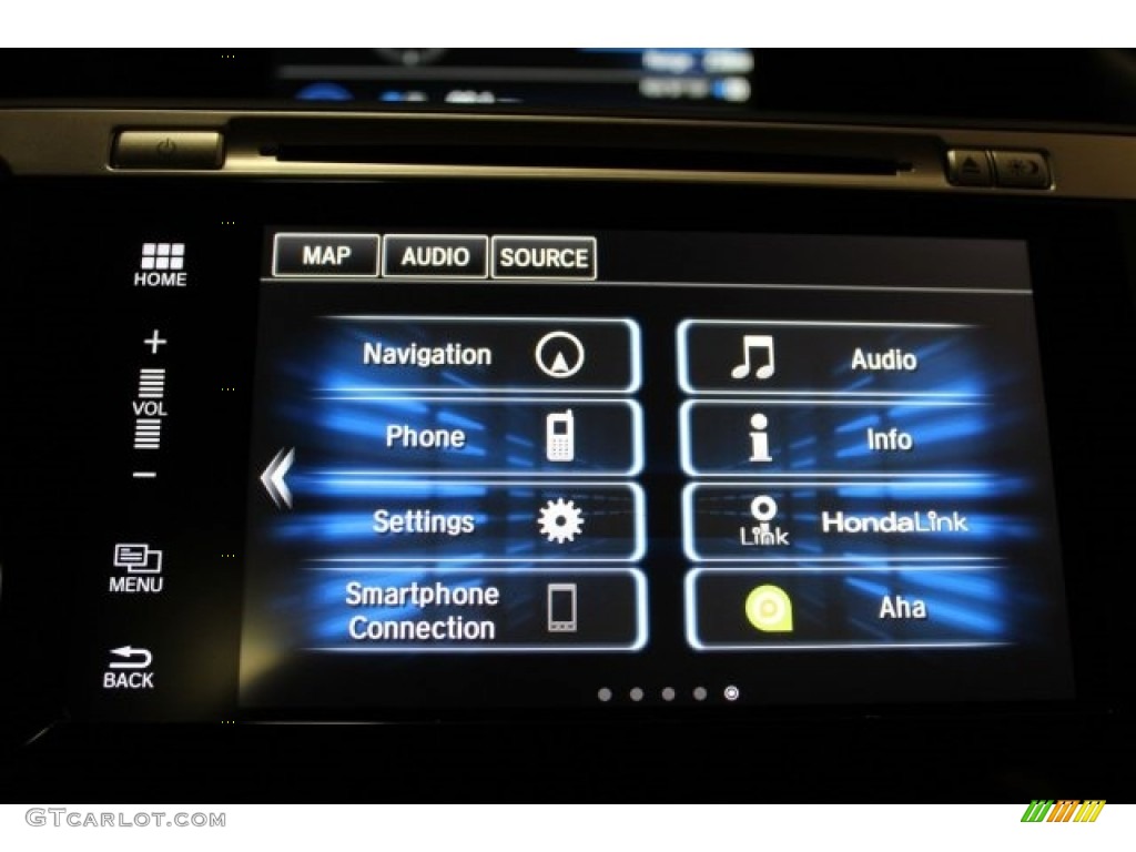 2017 Accord Hybrid Touring Sedan - Mandarin Gold Metallic / Black photo #21