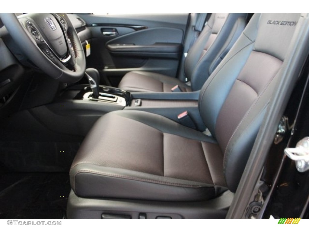 2017 Honda Ridgeline RTL-E AWD Black Edition Front Seat Photo #116756590