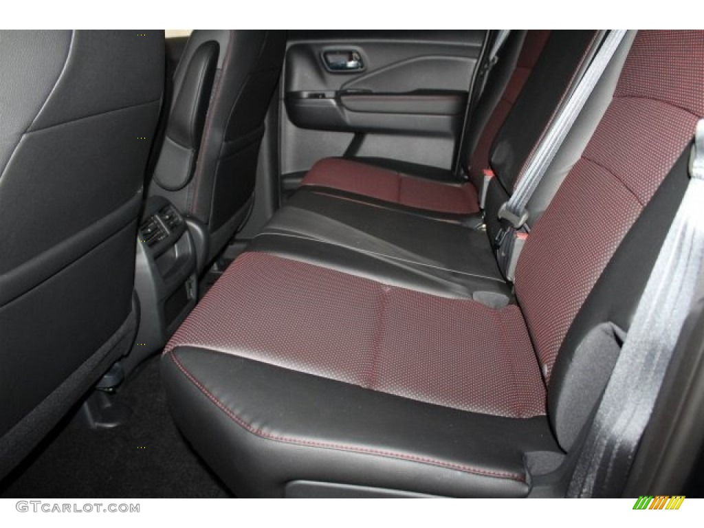 2017 Honda Ridgeline RTL-E AWD Black Edition Rear Seat Photo #116756659