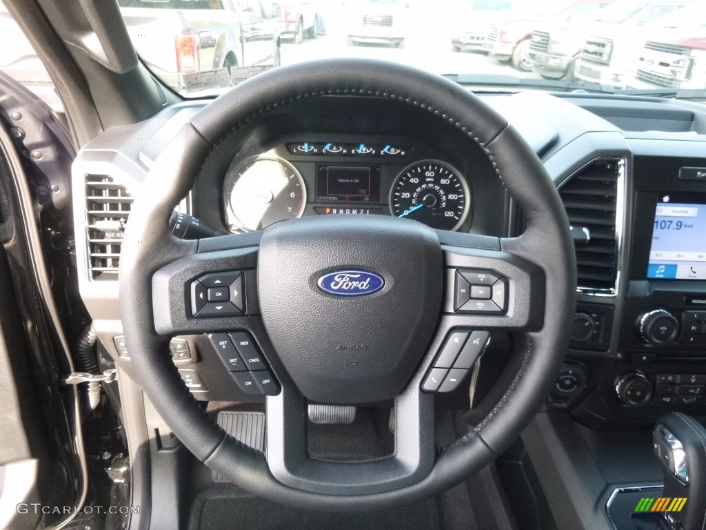 2017 F150 XLT SuperCrew 4x4 - Shadow Black / Black photo #11