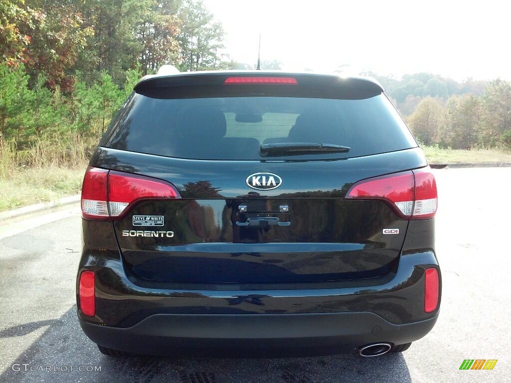 2014 Sorento LX AWD - Ebony Black / Black photo #7