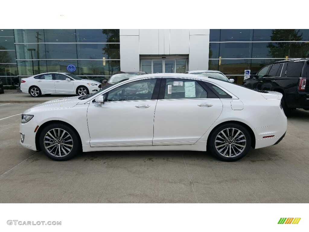 White Platinum 2017 Lincoln MKZ Select Hybrid Exterior Photo #116759749