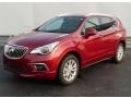Chili Red Metallic 2017 Buick Envision Essence AWD Exterior