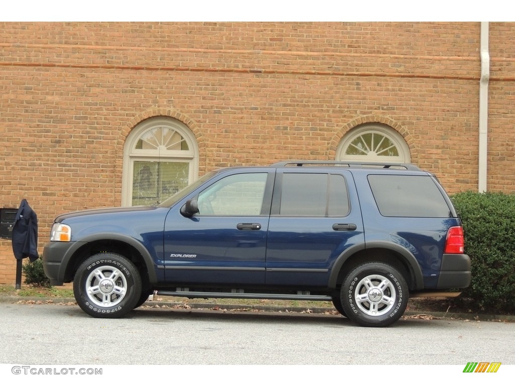 2004 Explorer XLS - Dark Blue Pearl Metallic / Graphite photo #6