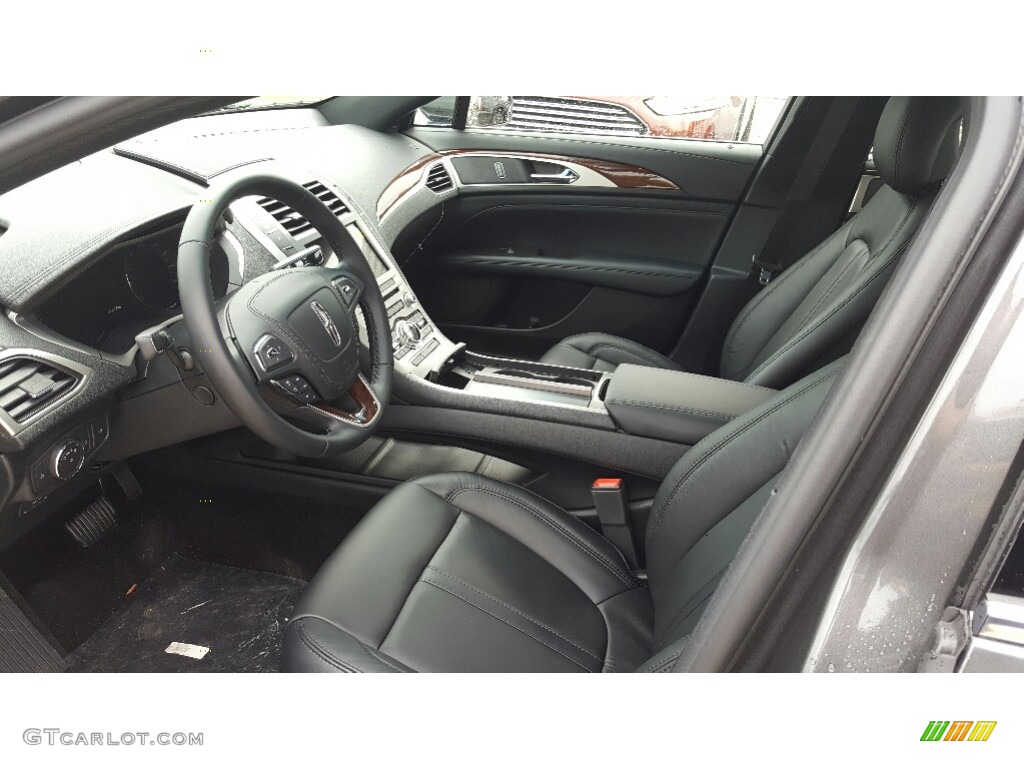 Ebony Interior 2017 Lincoln MKZ Select AWD Photo #116760967