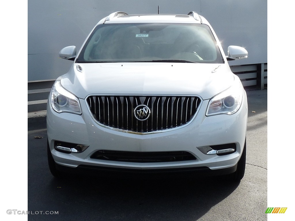 2017 Enclave Premium AWD - White Frost Tricoat / Choccachino photo #4