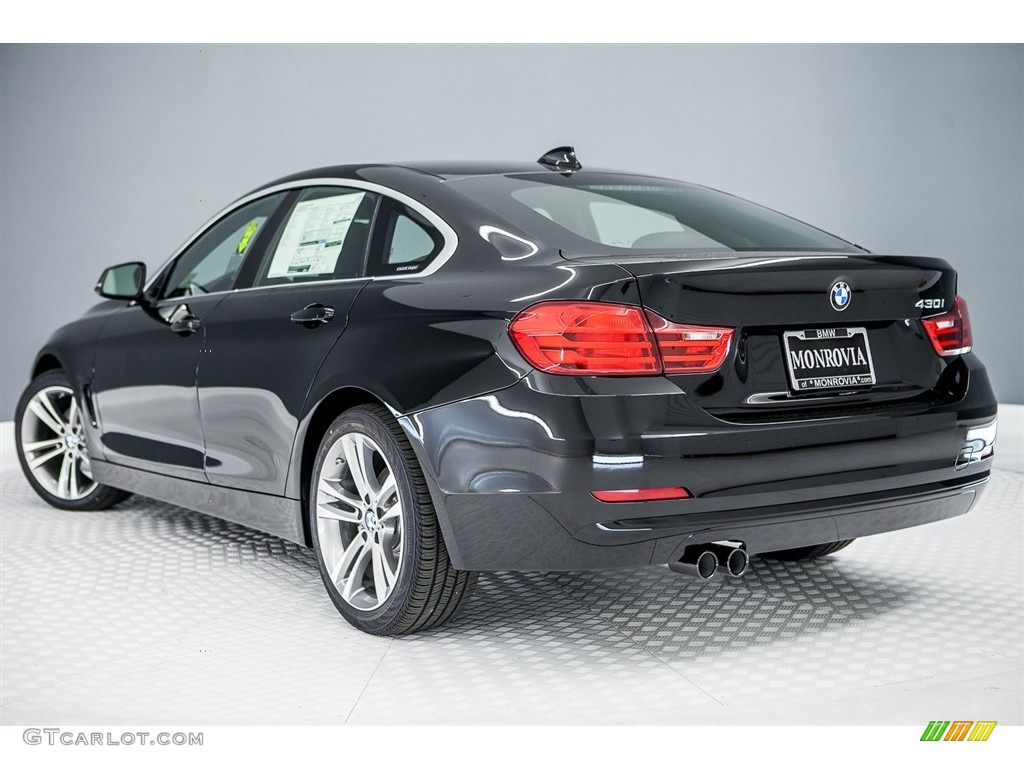 2017 4 Series 430i Gran Coupe - Jet Black / Black photo #3