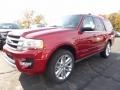 2017 Ruby Red Ford Expedition Platinum 4x4  photo #4