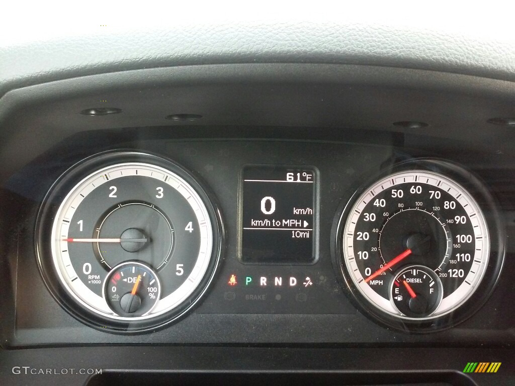 2017 Ram 2500 Tradesman Crew Cab 4x4 Gauges Photo #116762824