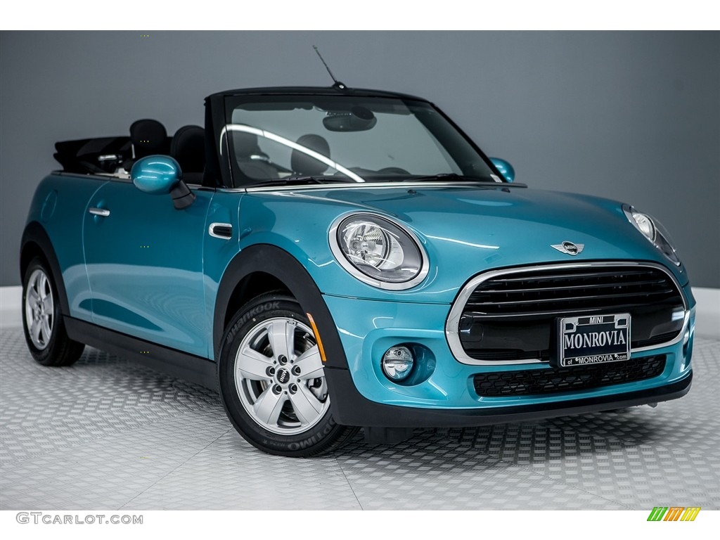Caribbean Aqua 2017 Mini Convertible Cooper Exterior Photo #116762971