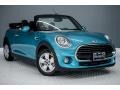 Caribbean Aqua 2017 Mini Convertible Cooper Exterior