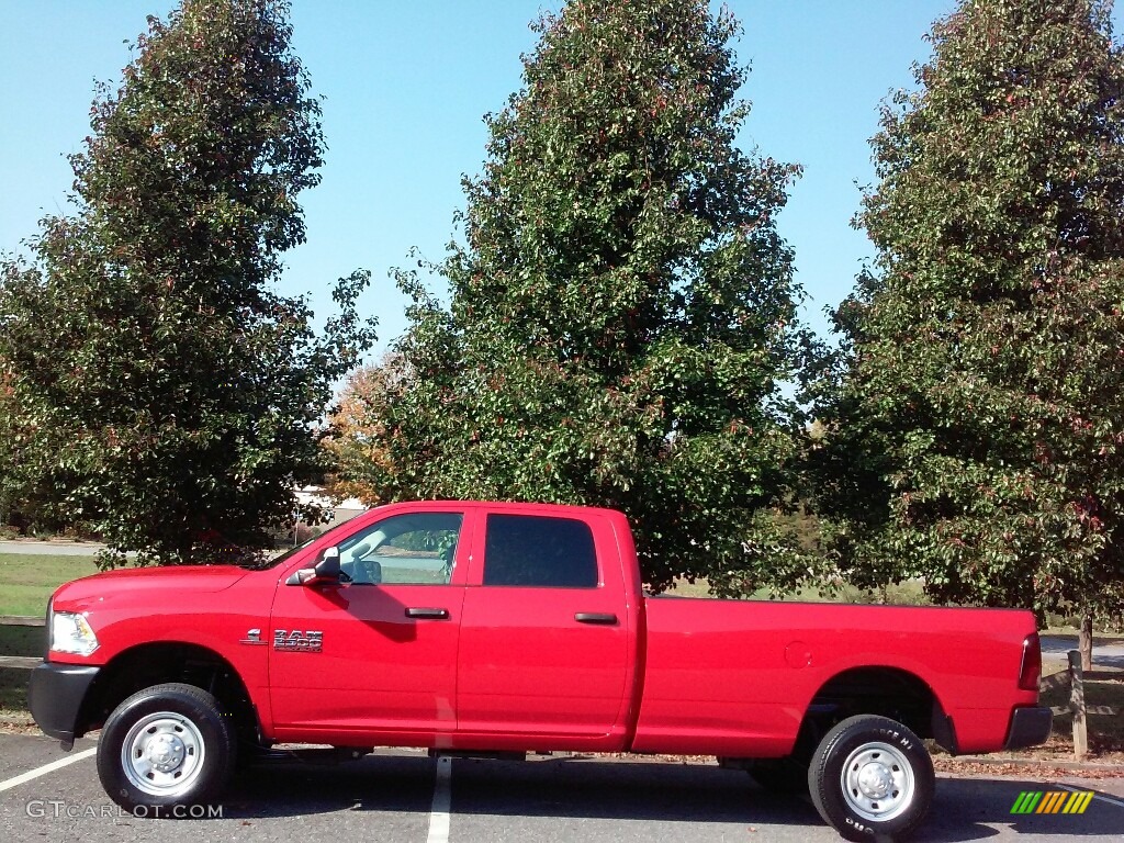 Flame Red 2017 Ram 2500 Tradesman Crew Cab 4x4 Exterior Photo #116762983