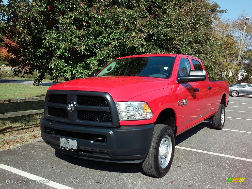 Flame Red 2017 Ram 2500 Tradesman Crew Cab 4x4 Exterior Photo #116763013