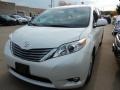 Blizzard White Pearl - Sienna XLE Photo No. 1