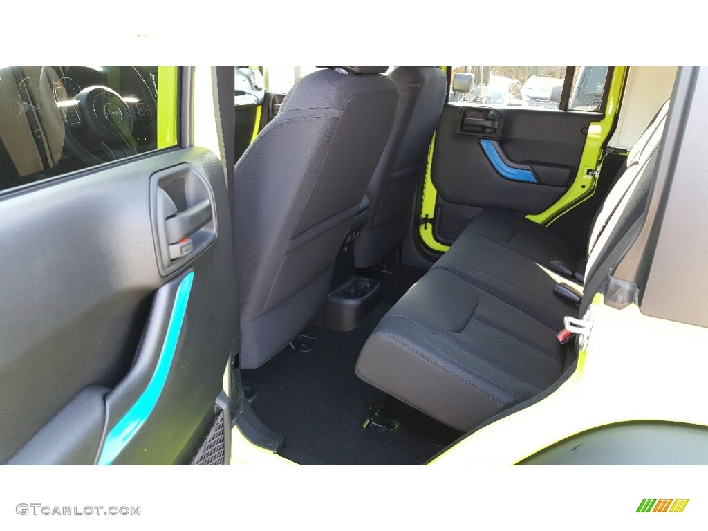 2017 Wrangler Unlimited Sport 4x4 - Hypergreen / Black photo #8