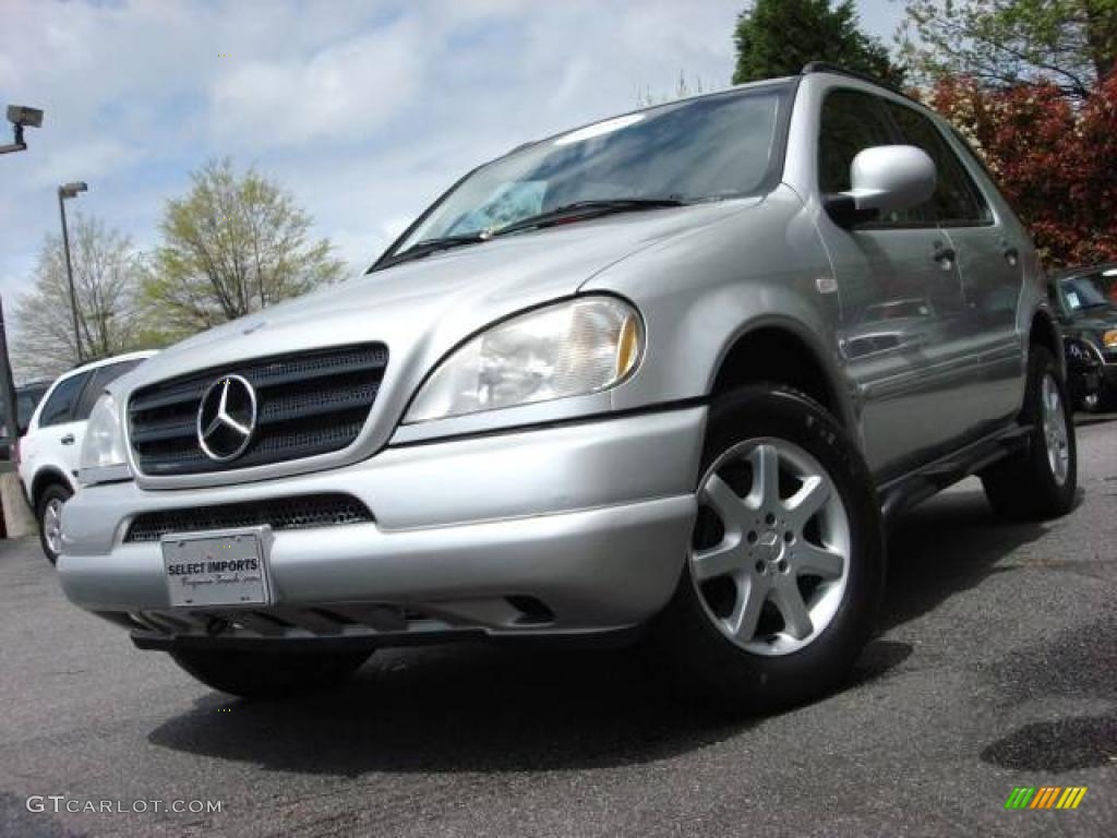 2000 ML 430 4Matic - Brilliant Silver Metallic / Charcoal photo #1