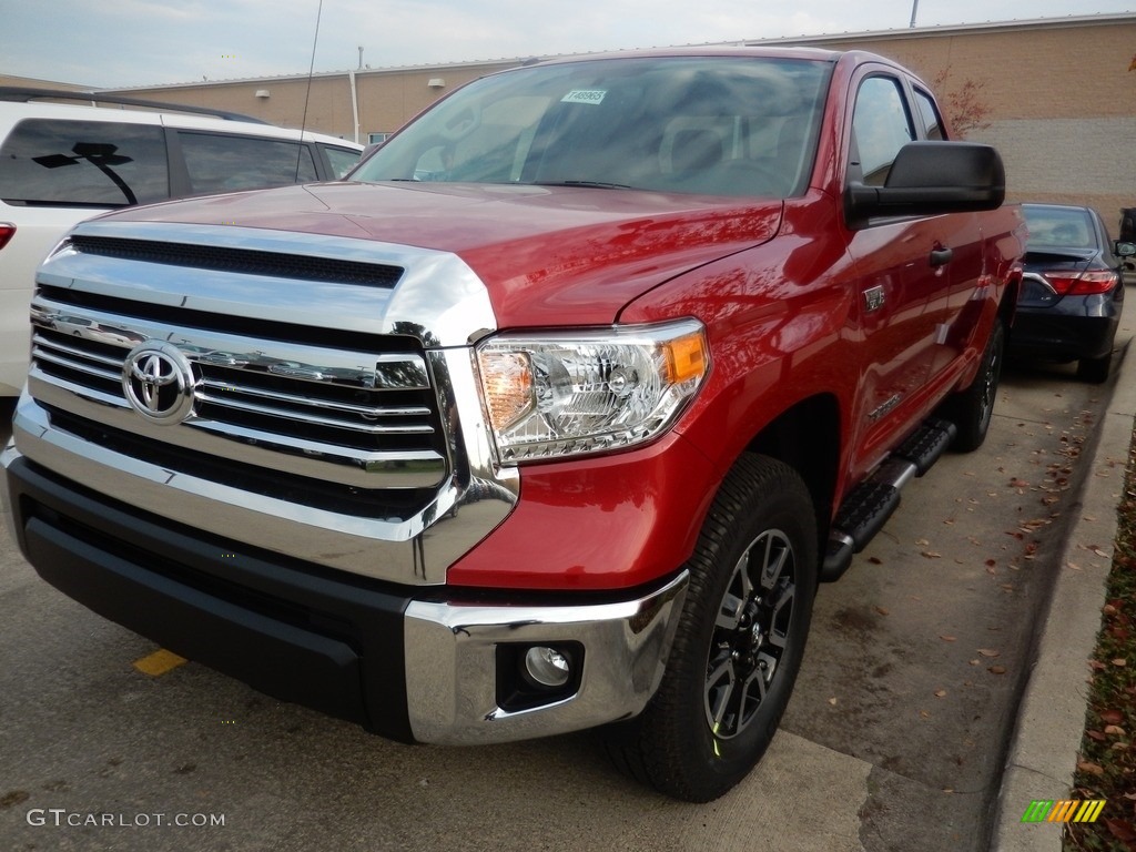 2017 Tundra SR5 Double Cab 4x4 - Barcelona Red Metallic / Graphite photo #1