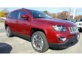 2017 Deep Cherry Red Crystal Pearl Jeep Compass High Altitude 4x4  photo #1