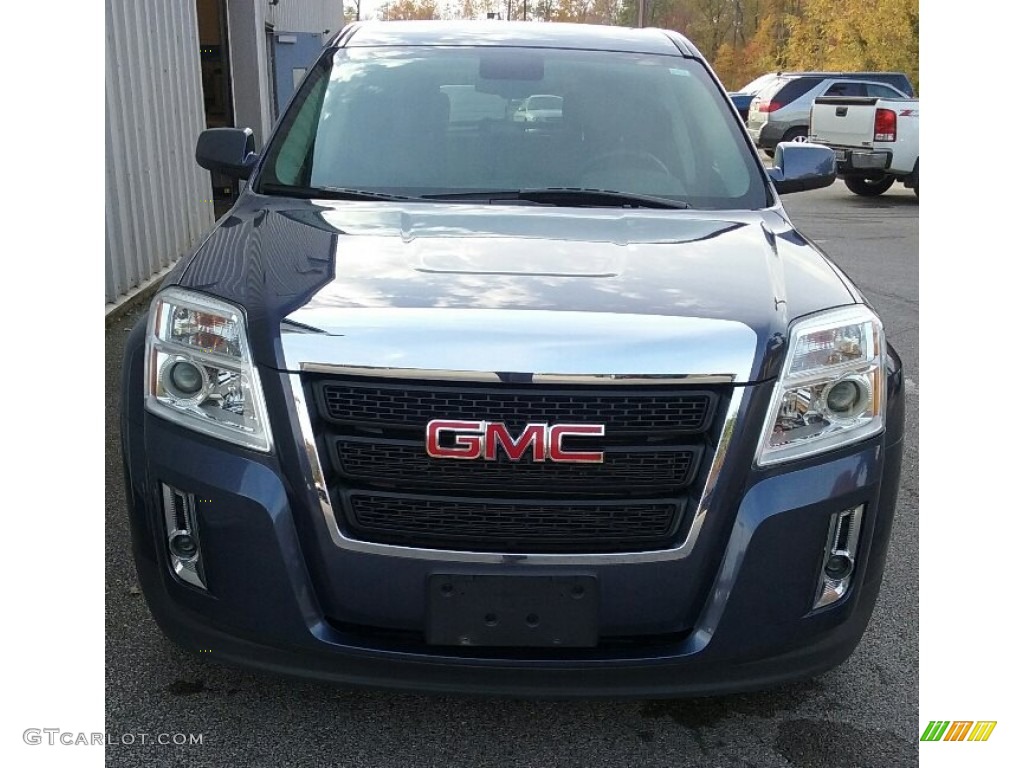 2014 Terrain SLE AWD - Atlantis Blue Metallic / Jet Black photo #4