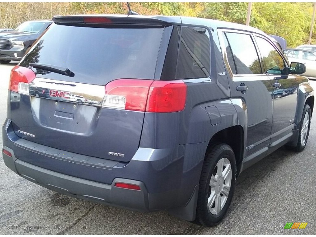 2014 Terrain SLE AWD - Atlantis Blue Metallic / Jet Black photo #7