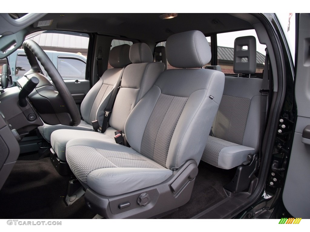 2016 F250 Super Duty XLT Super Cab 4x4 - Green Gem Metallic / Steel photo #13