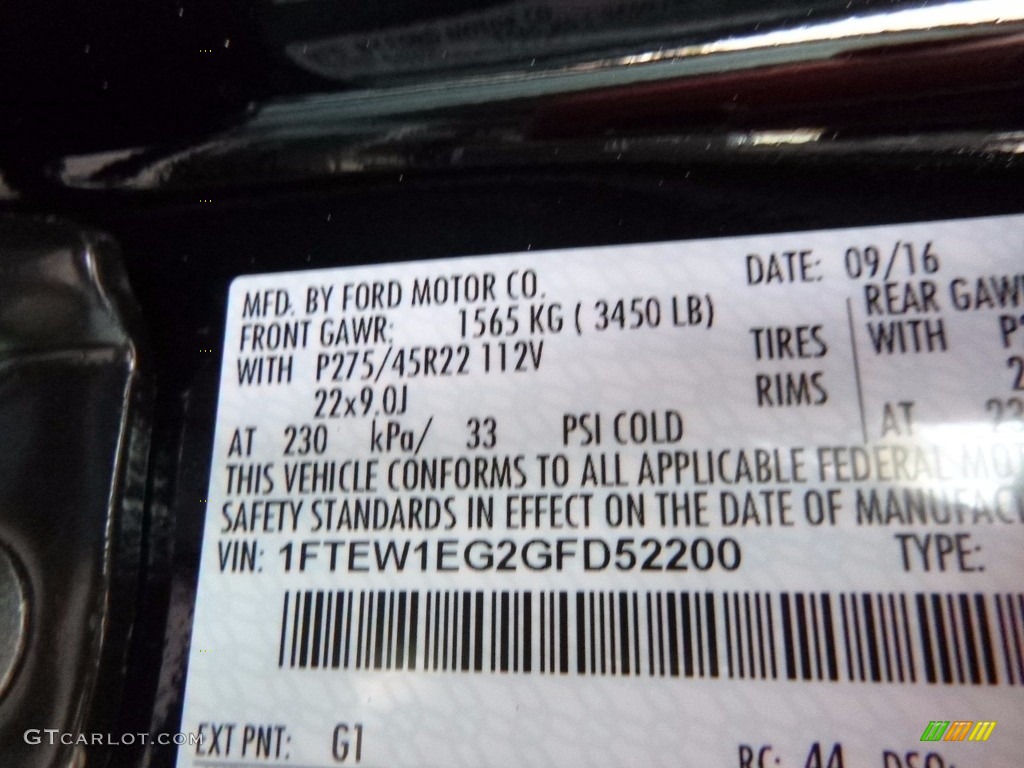 2016 F150 Limited SuperCrew 4x4 - Shadow Black / Limited Mojave photo #10