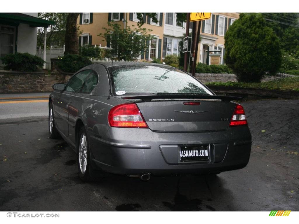 2003 Sebring LXi Coupe - Dark Titanium Metallic / Dark Slate Gray photo #1