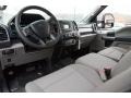 Medium Earth Gray 2017 Ford F250 Super Duty XLT SuperCab 4x4 Interior Color