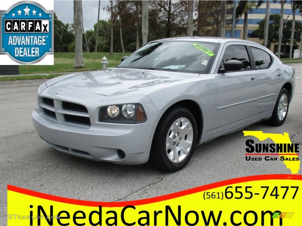 2006 Charger SE - Bright Silver Metallic / Dark Slate Gray/Light Graystone photo #1