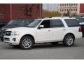 White Platinum 2017 Ford Expedition Limited 4x4 Exterior