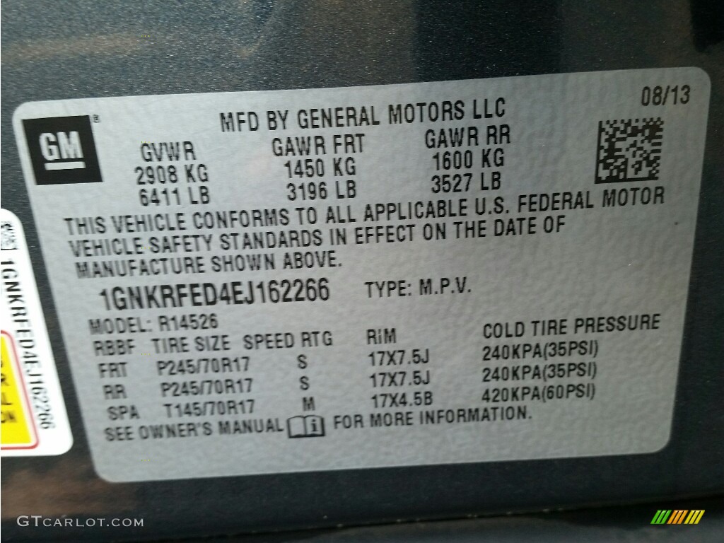2014 Traverse LS - Cyber Grey Metallic / Dark Titanium/Light Titanium photo #18