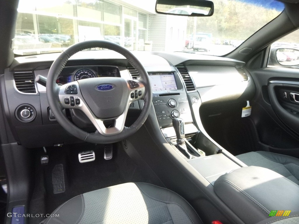 SHO Charcoal Black/Mayan Gray Miko Suede Interior 2016 Ford Taurus SHO AWD Photo #116766976