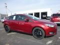 2016 Ruby Red Ford Focus SE Hatch  photo #1