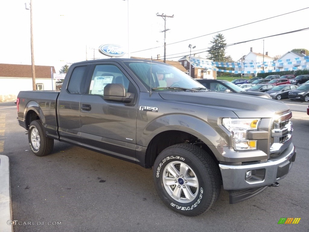 2017 F150 XLT SuperCab 4x4 - Magnetic / Earth Gray photo #3