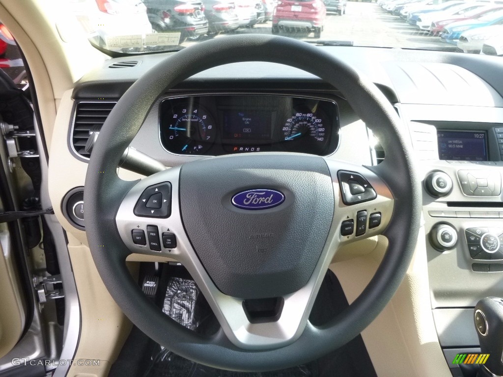 2016 Ford Taurus SE Dune Steering Wheel Photo #116769310