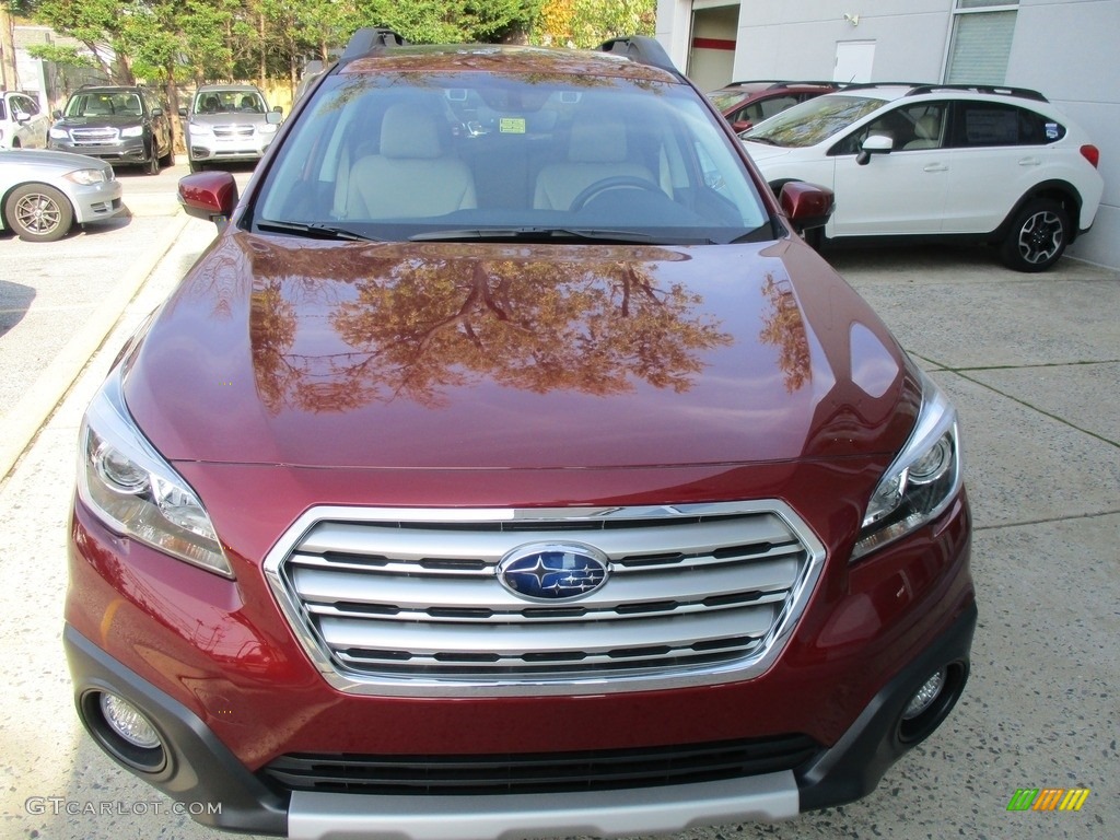 2017 Outback 2.5i Limited - Venetian Red Pearl / Warm Ivory photo #2