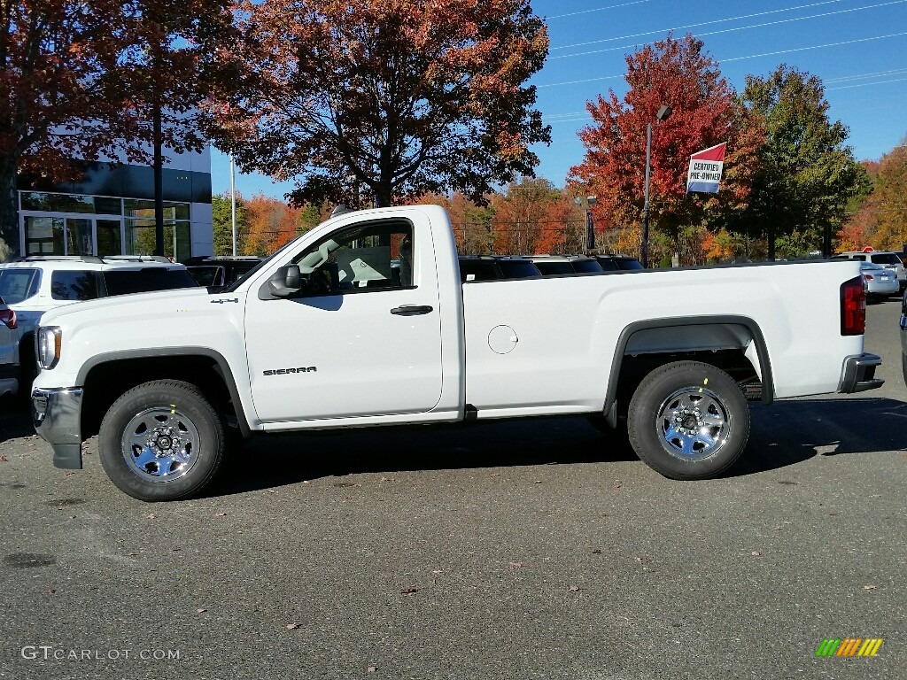 Summit White 2017 GMC Sierra 1500 Regular Cab 4WD Exterior Photo #116769676