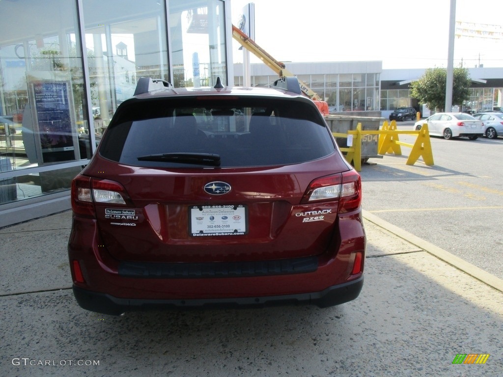 2017 Outback 2.5i Limited - Venetian Red Pearl / Warm Ivory photo #4