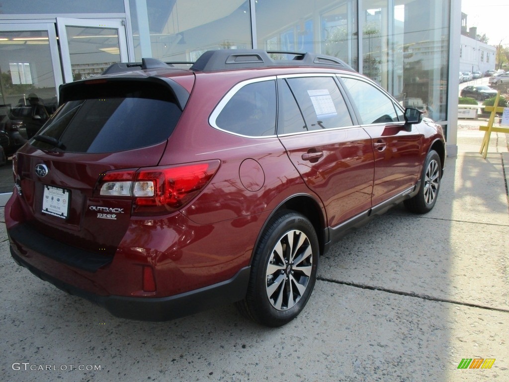 2017 Outback 2.5i Limited - Venetian Red Pearl / Warm Ivory photo #5