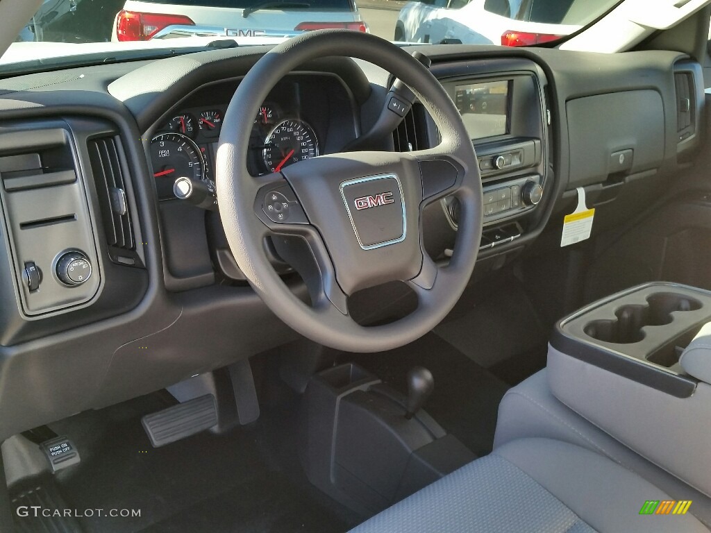 Dark Ash/Jet Black Interior 2017 GMC Sierra 1500 Regular Cab 4WD Photo #116769778