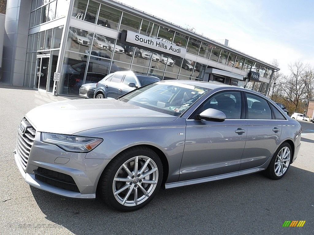 2017 A6 2.0 TFSI Premium Plus quattro - Tornado Gray Metallic / Black photo #1
