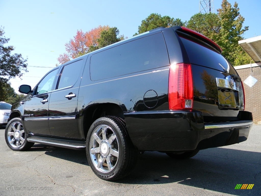 2008 Escalade ESV AWD - Black Raven / Ebony photo #8