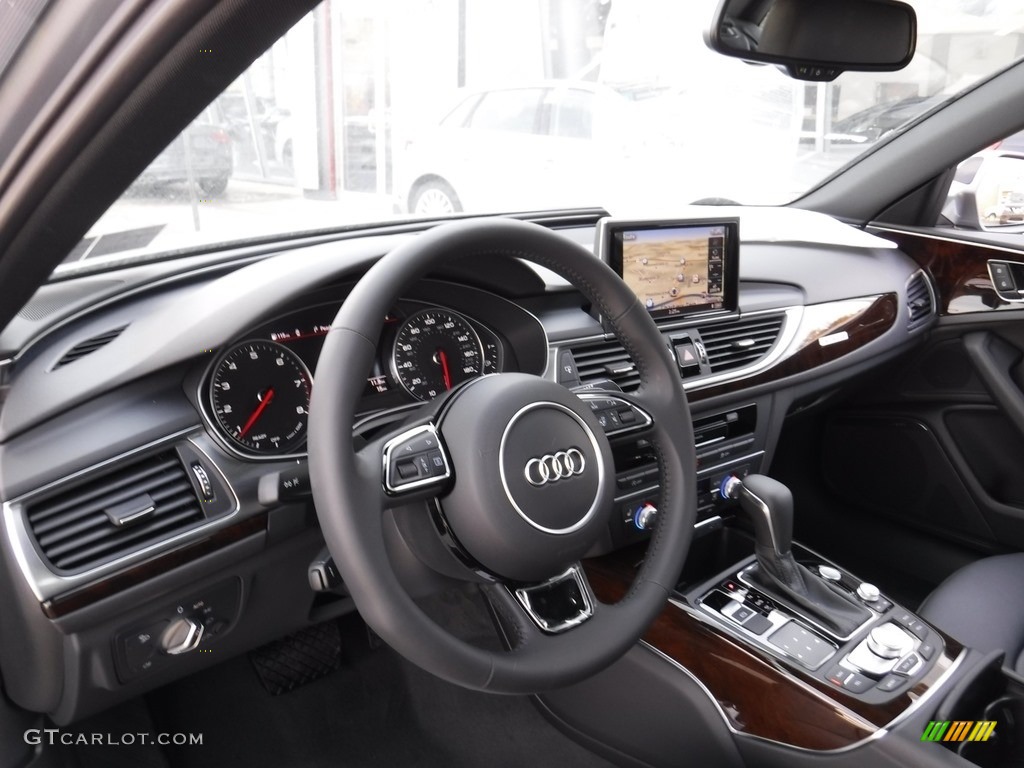 2017 Audi A6 2.0 TFSI Premium Plus quattro Black Dashboard Photo #116771947