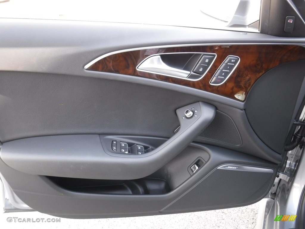 2017 Audi A6 2.0 TFSI Premium Plus quattro Black Door Panel Photo #116771968