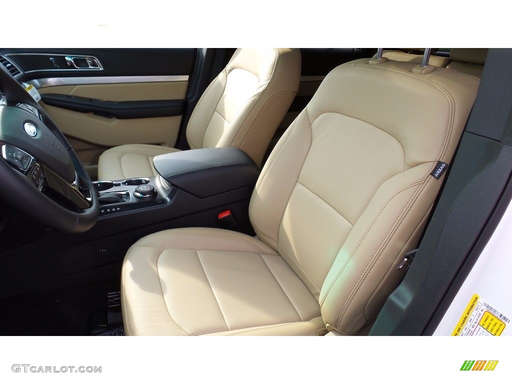 2017 Explorer XLT 4WD - Oxford White / Medium Light Camel photo #10