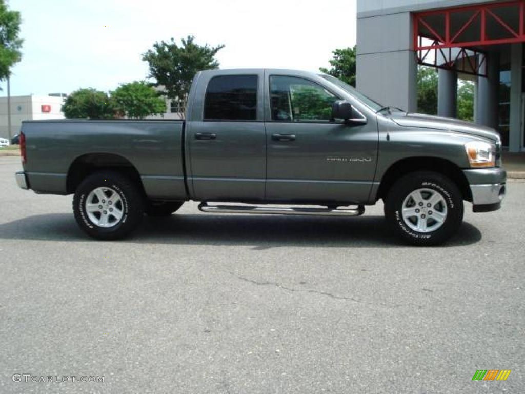 2006 Ram 1500 SLT Quad Cab 4x4 - Mineral Gray Metallic / Medium Slate Gray photo #6