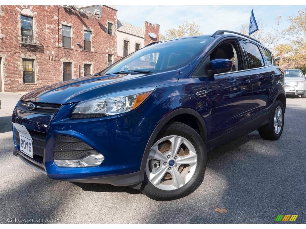 2016 Escape SE 4WD - Deep Impact Blue Metallic / Medium Light Stone photo #1