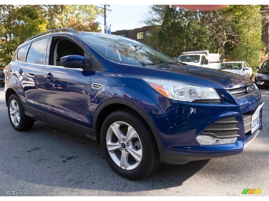 2016 Escape SE 4WD - Deep Impact Blue Metallic / Medium Light Stone photo #9