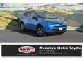 2017 Electric Storm Metallic Toyota RAV4 LE AWD  photo #1